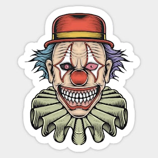 Scary clown Sticker